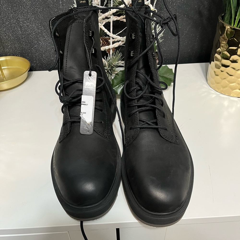Sorel lace up booties